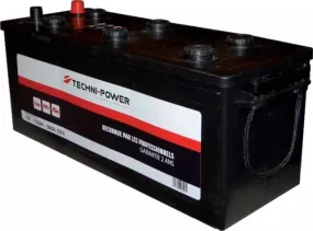 Batterie 12v 155ah 900a + a gauche sur la largeur techni-power
