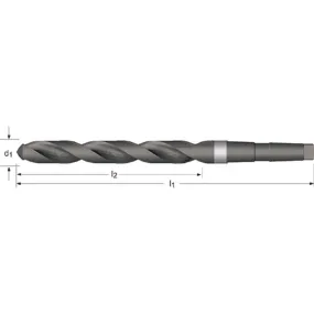 Dormer A35023.0 Foret à métal à tige conique mt #2 23mm x 198mm x 296mm acier haute vitesse